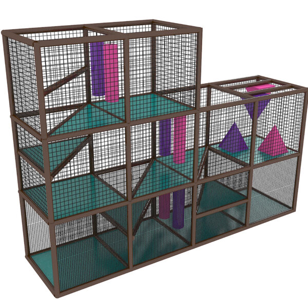 Indoor Playground GPS927 – (Indoor Playsystem Size) – 12 ft. H x 4 ft. W x 16 ft.