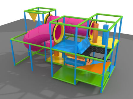 Indoor Playground GPS928 - (Indoor Playsystem Size) - 9 ft. H x 8 ft. W x 16 ft.