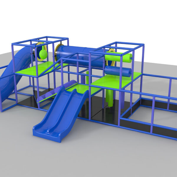 Indoor Playground GPS932 – (Indoor Playsystem Size) – 9 ft. H x 8 ft. W x 28 ft.
