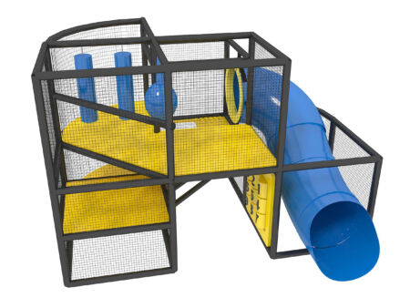 Indoor Playground GPS938 - (Indoor Playsystem Size) - 8 ft. H x 12 ft. W x 12 ft.