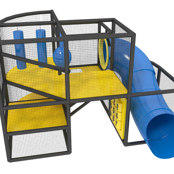 Indoor Playground GPS938 – (Indoor Playsystem Size) – 8 ft. H x 12 ft. W x 12 ft.
