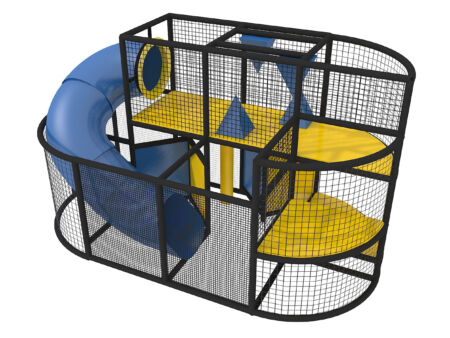 Indoor Playground GPS943 - (Indoor Playsystem Size) - 9 ft. H x 16 ft. W x 8 ft.