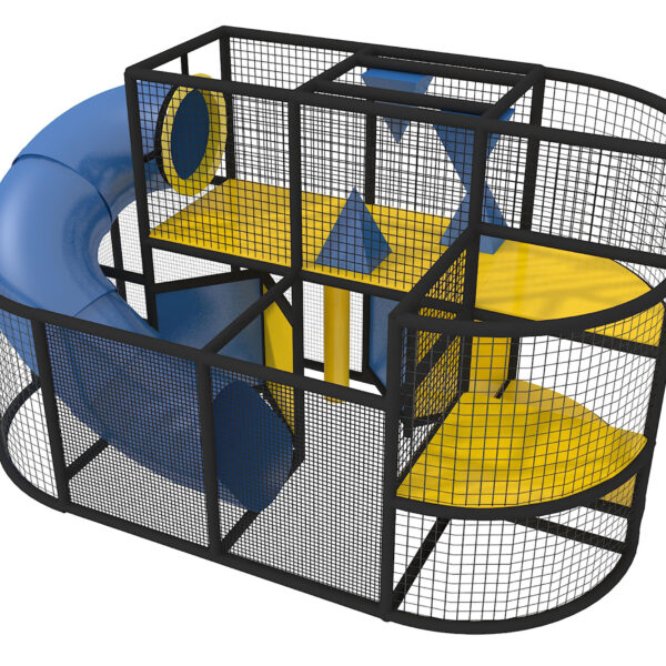 Indoor Playground GPS943 – (Indoor Playsystem Size) – 9 ft. H x 16 ft. W x 8 ft.
