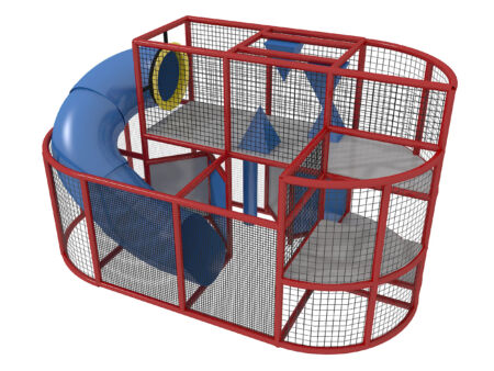 Indoor Playground GPS944 - (Indoor Playsystem Size) - 9 ft. H x 16 ft. W x 8 ft.