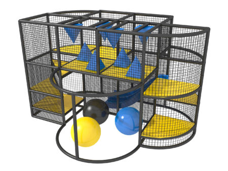Indoor Playground GPS947 - (Indoor Playsystem Size) - 10 ft. H x 12 ft. W x 16 ft.