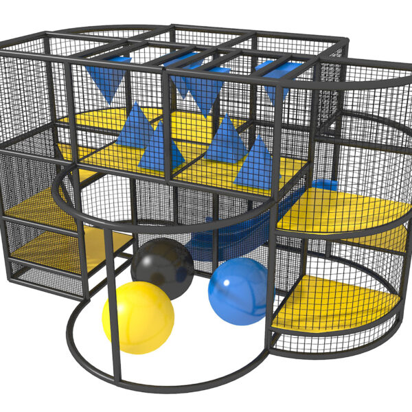 Indoor Playground GPS947 – (Indoor Playsystem Size) – 10 ft. H x 12 ft. W x 16 ft.