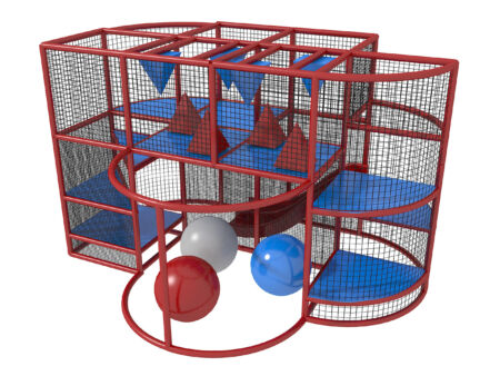 Indoor Playground GPS948 - (Indoor Playsystem Size) - 10 ft. H x 12 ft. W x 16 ft.