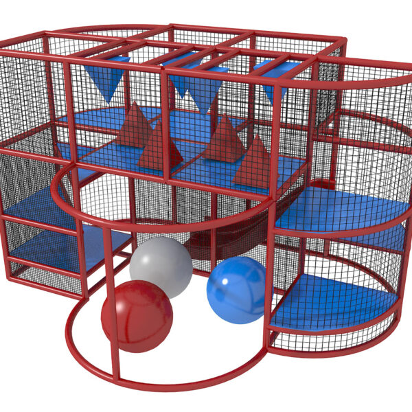 Indoor Playground GPS948 – (Indoor Playsystem Size) – 10 ft. H x 12 ft. W x 16 ft.