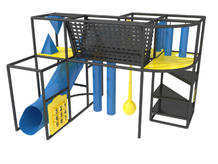 Indoor Playground GPS949 - (Indoor Playsystem Size) - 11 ft. H x 12 ft. W x 16 ft.