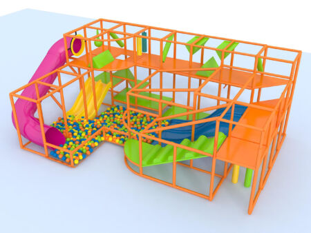 Indoor Playground GPS1014 - 11 ft. H x 32 ft. W x 18 ft.