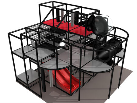 Indoor Playground GPS1029 - 15 ft. H x 20 ft. W x 18 ft.