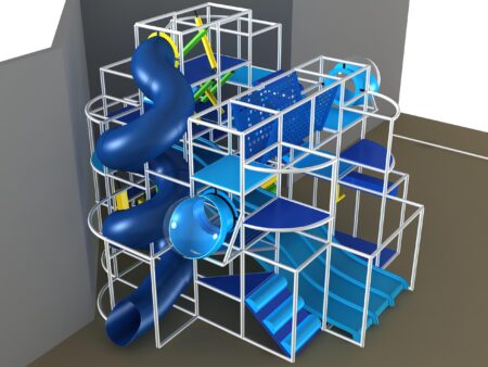 Indoor Playground GPS1045 - 19 ft. H x 20 ft. W x 25 ft.