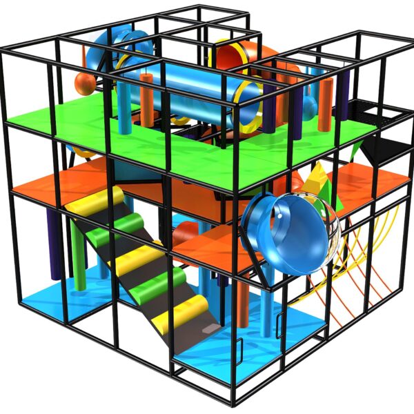 Indoor Playground GPS1048 – 15 ft. H x 16 ft. W x 16 ft.