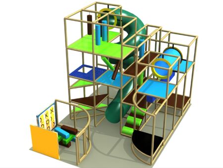Indoor Playground GPS1050 - 15 ft. H x 16 ft. W x 14 ft.