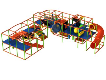 Indoor Playground GPS1052 - 9 ft. H x 32 ft. W x 32 ft.