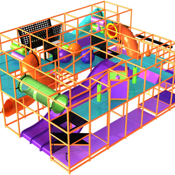 Indoor Playground GPS984 – 11 ft. H x 36 ft. W x 28 ft.