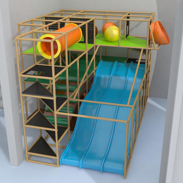 Indoor Playground GPS1001 – 15 ft. H x 24 ft. W x 16 ft.