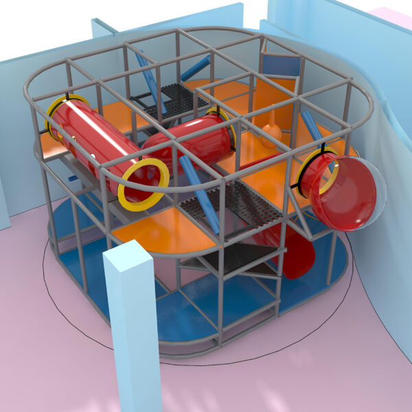 Indoor Playground GPS1005 – 11 ft. H x 16 ft. W x 16 ft.