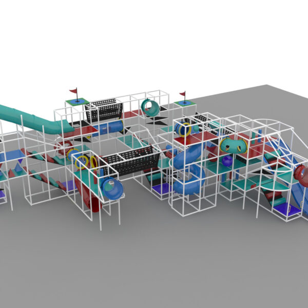 Indoor Playground GPS1006 – 25 ft. H x 60 ft. W x 44 ft.