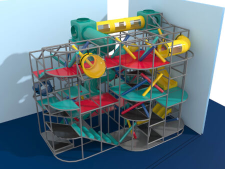 Indoor Playground GPS1009 - 23 ft. H x 28 ft. W x 20 ft.