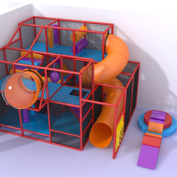 Parque infantil interior GPS1020 – 12 pies de alto x 16 pies de ancho x 16 pies.