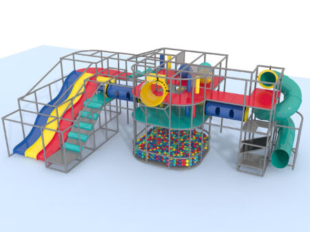 Indoor Playground GPS1021 - 15 ft. H x 44 ft. W x 24 ft.