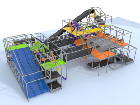 Indoor Playground GPS1023 - 19 ft. H x 48 ft. W x 32 ft.