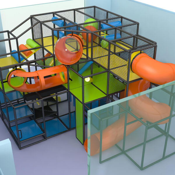 Indoor Playground GPS1024 – 15 ft. H x 24 ft. W x 20 ft.