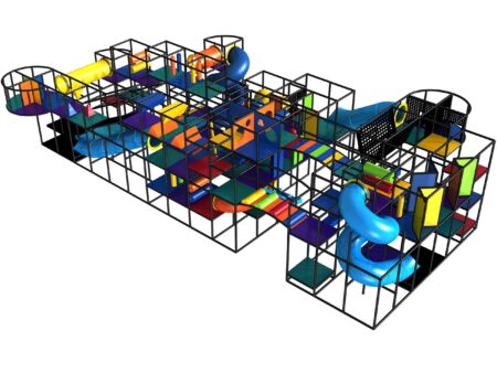 Indoor Playground GPS1036 - 15 ft. H x 32 ft. W x 64 ft.