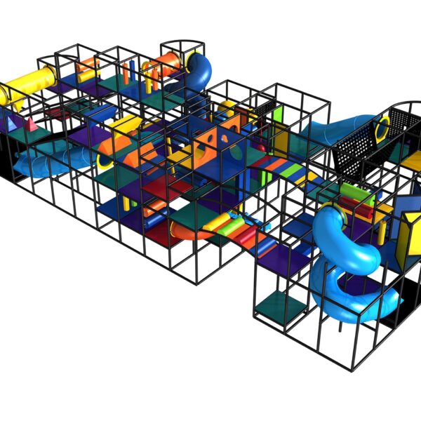 Indoor Playground GPS1036 – 15 ft. H x 32 ft. W x 64 ft.