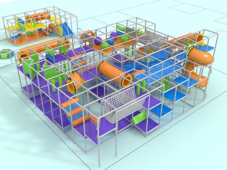 Indoor Playground GPS1051 - 15 ft. H x 40 ft. W x 40 ft.