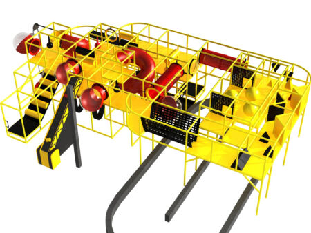 Indoor Playground GPS991 - 13 ft. H x 28 ft. W x 48 ft.