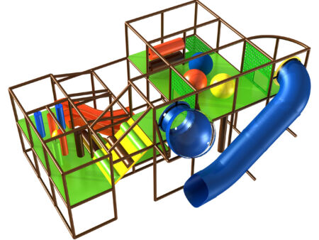 Indoor Playground GPS994 - 11 ft. H x 16 ft. W x 24 ft.