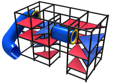 Indoor Playground GPS998 - 10 ft. H x 20 ft. W x 12 ft.