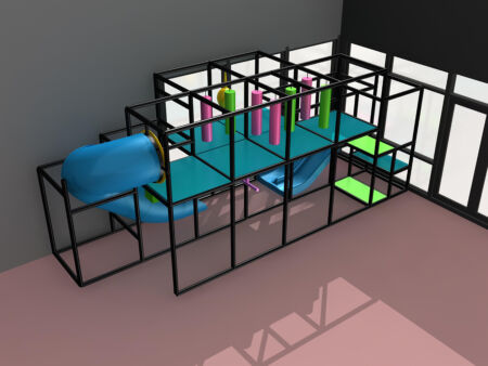 Indoor Playground GPS1047 - 10 ft. H x 24 ft. W x 8 ft.