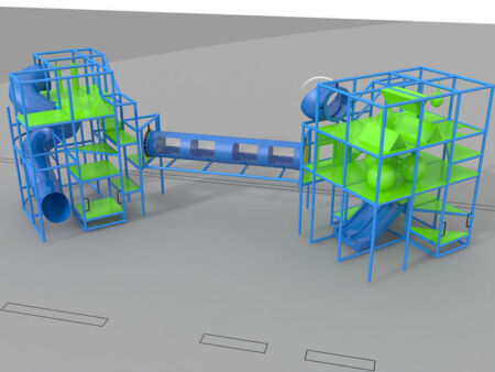 Indoor Playground GPS1131 - 15 ft. H x 42.5 ft. W x 16 ft.