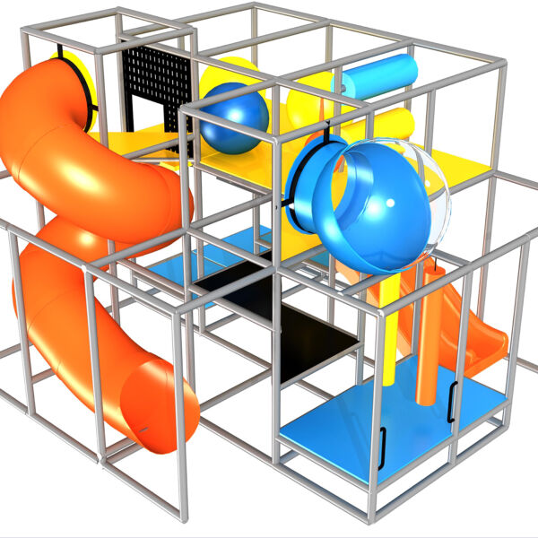 Indoor Playground GPS1038 – 12 ft. H x 16 ft. W x 15 ft.