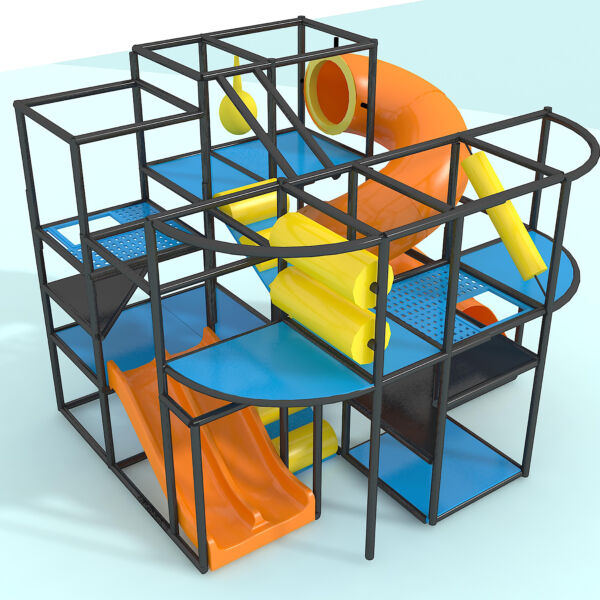 Indoor Playground GPS1098 – 12 ft. H x 14 ft. W x 12 ft.