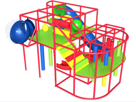 Indoor Playground GPS1121 - 11 ft. H x 20 ft. W x 16 ft.