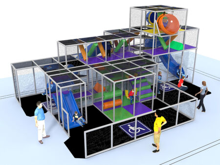 Indoor Playground GPS1123 - 16 ft. H x 36 ft. W x 24 ft.