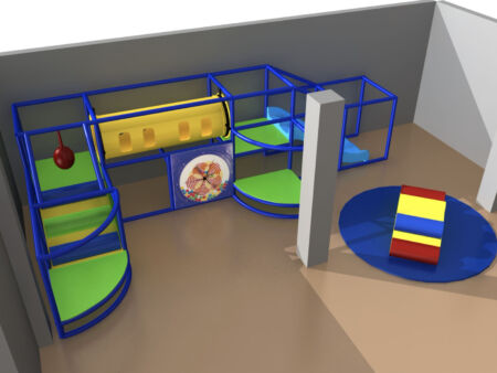 Indoor Playground GPS1125 - 7 ft. H x 24 ft. W x 12 ft.