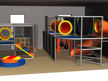 Indoor Playground GPS1127 - 9 ft. H x 24 ft. W x 20 ft.