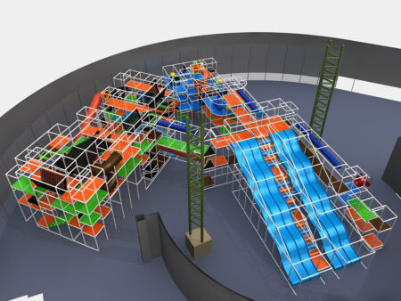 Indoor Playground GPS1128 - 22 ft. H x 82 ft. W x 91 ft.