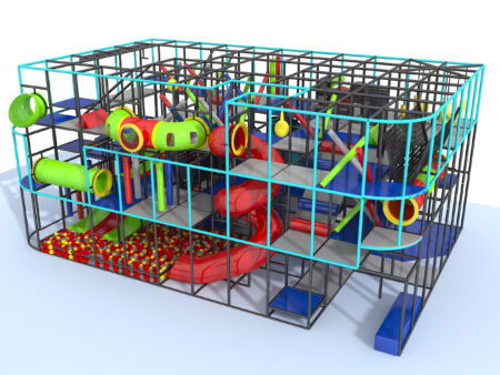 Indoor Playground GPS1011 - 19 ft. H x 44 ft. W x 28 ft.