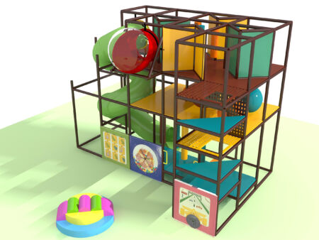 Indoor Playground GPS1055 - 15 ft. H x 20 ft. W x 12 ft.