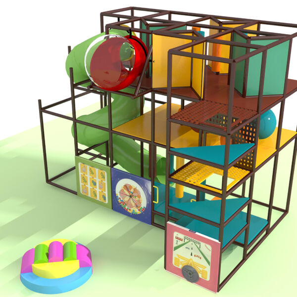 Indoor Playground GPS1055 – 15 ft. H x 20 ft. W x 12 ft.