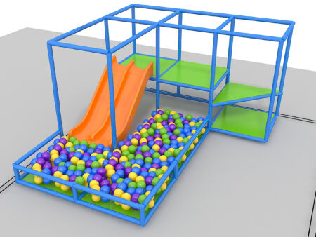 Indoor Playground GPS1095 - 7 ft. H x 12 ft. W x 14 ft.