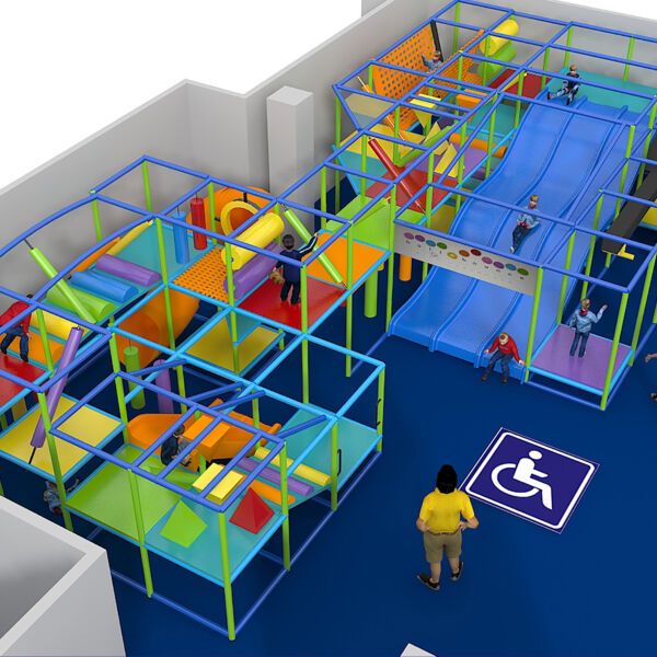 Indoor Playground GPS1105 – 9 ft. H x 48 ft. W x 24 ft.