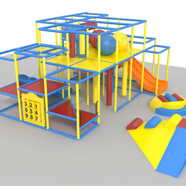 Indoor Playground GPS1113 – 10 ft. H x 14 ft. W x 20 ft.