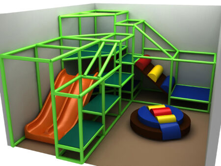 Indoor Playground GPS1135 - 9 ft. H x 14 ft. W x 16 ft.